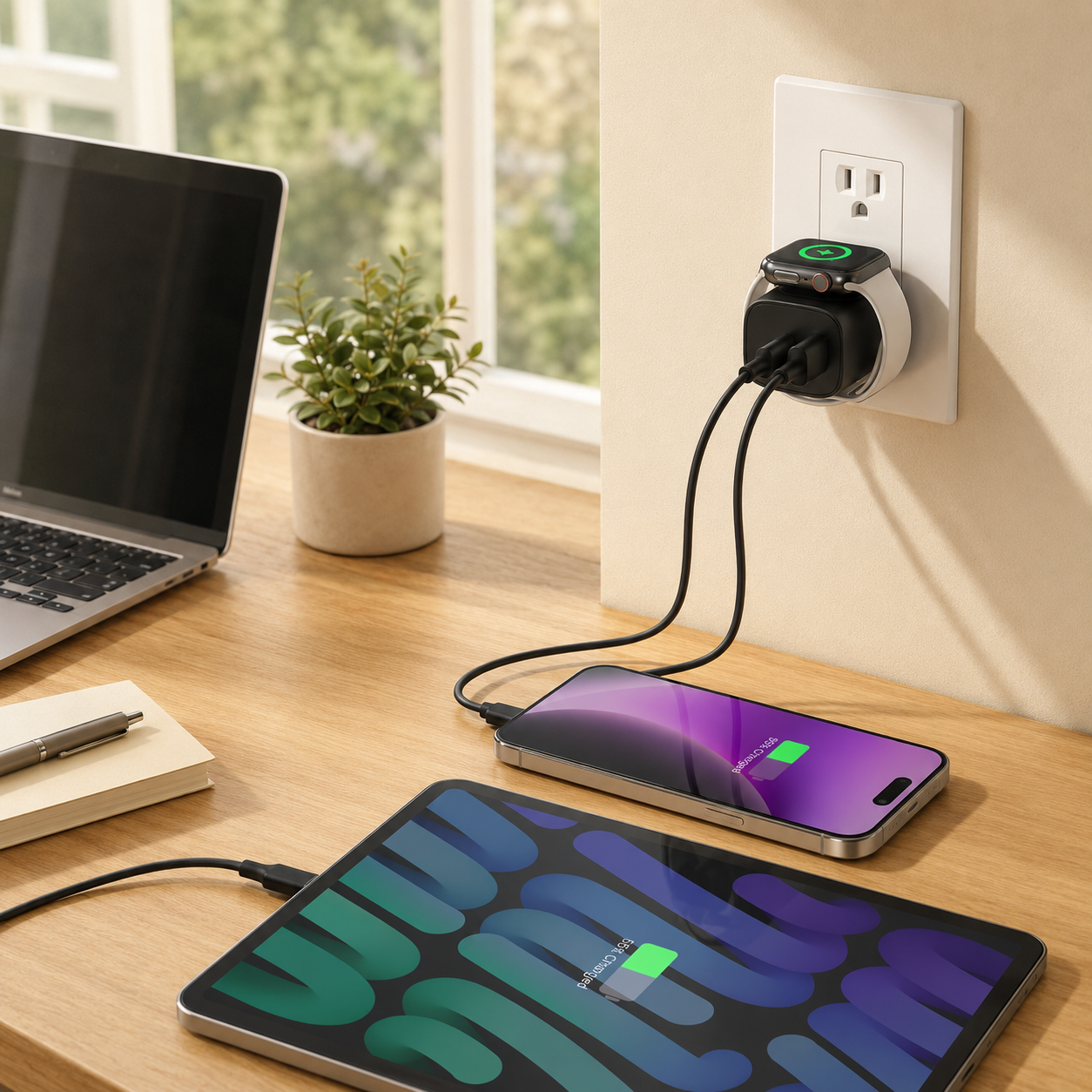 Relivic™ ChargeMate 3-in-1 Magnetic Charger