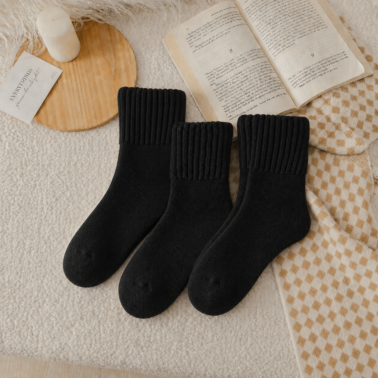 Fall Thick Wool Socks – Extra Warm & Cozy