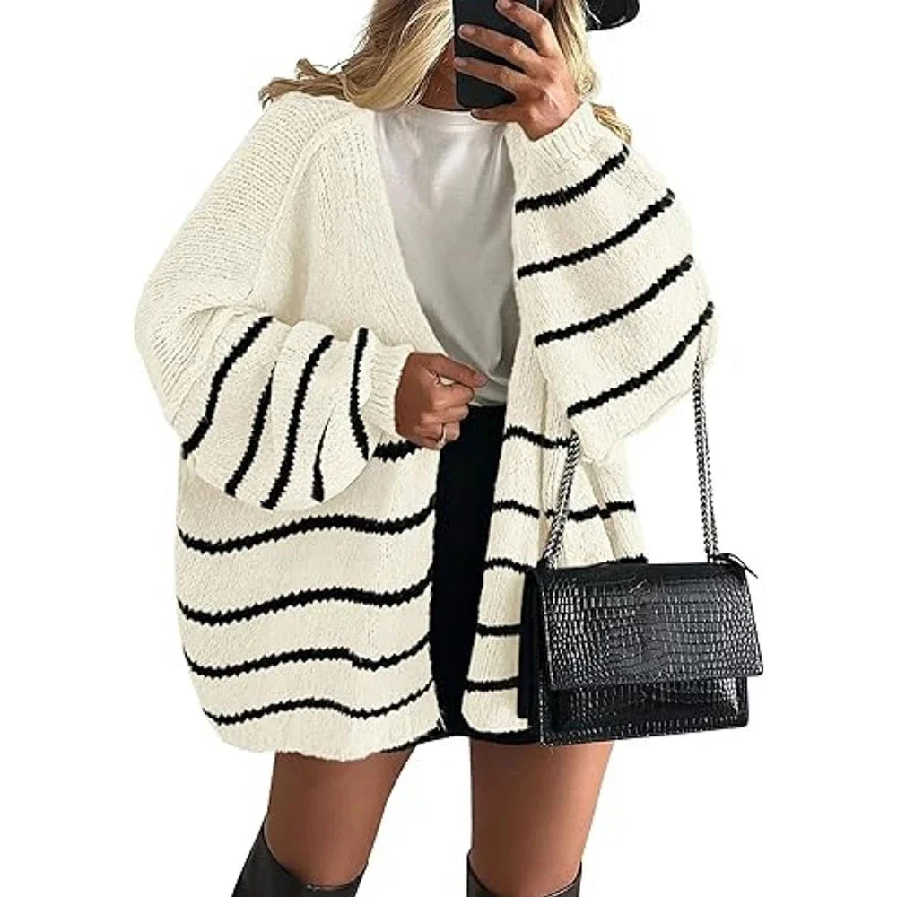 Autumn Oversized Knit Cardigan | Relivic
