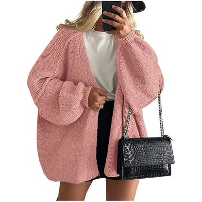 Autumn Oversized Knit Cardigan | Relivic