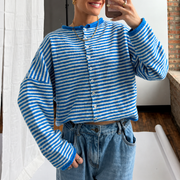 Relivic™ Striped Knit Cardigan