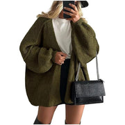 Autumn Oversized Knit Cardigan | Relivic