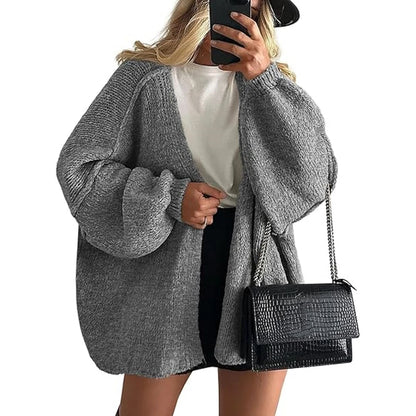 Autumn Oversized Knit Cardigan | Relivic