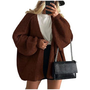 Autumn Oversized Knit Cardigan | Relivic