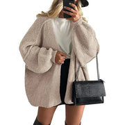 Autumn Oversized Knit Cardigan | Relivic