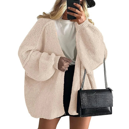 Autumn Oversized Knit Cardigan | Relivic