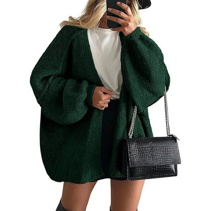 Autumn Oversized Knit Cardigan | Relivic