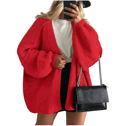 Autumn Oversized Knit Cardigan | Relivic