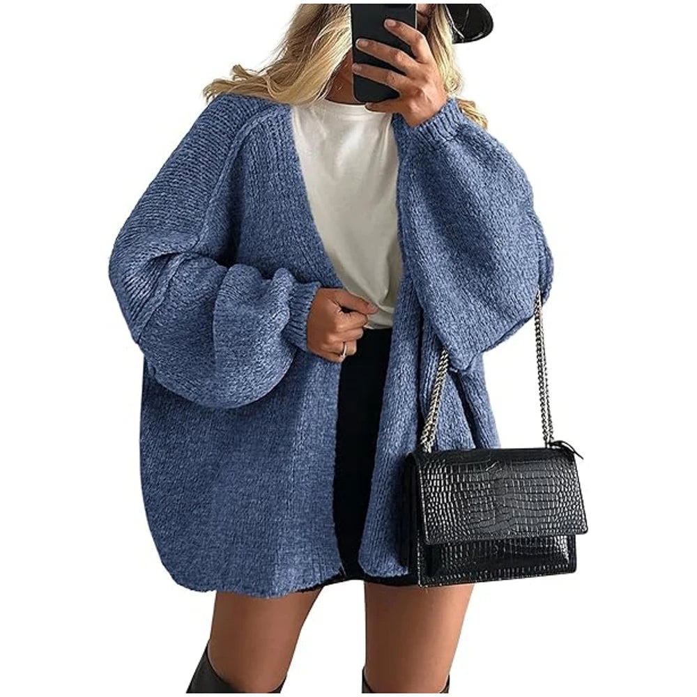 Autumn Oversized Knit Cardigan | Relivic