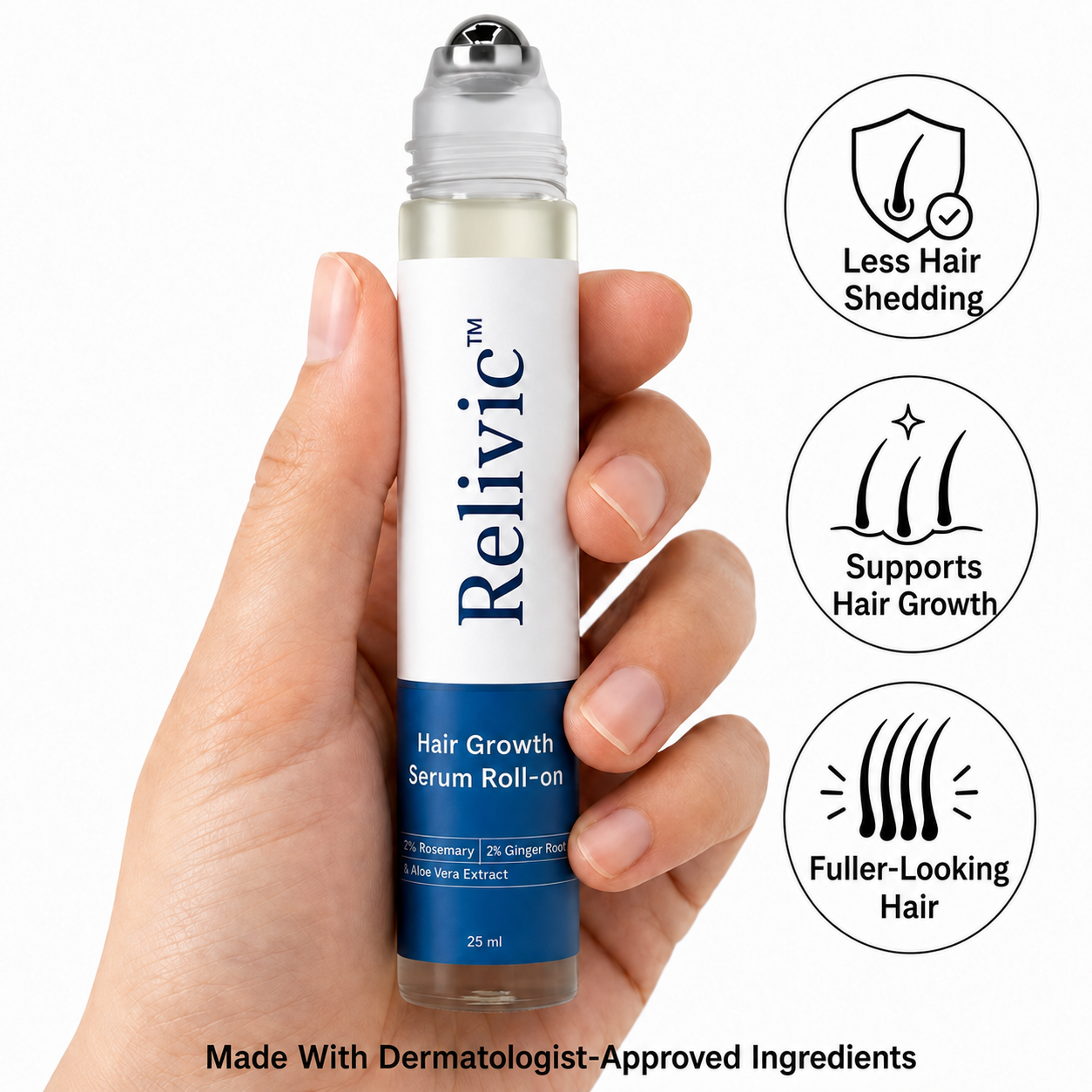 Relivic™ Hair Growth Serum Roll-On