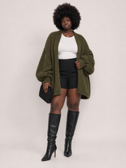 Autumn Oversized Knit Cardigan | Relivic