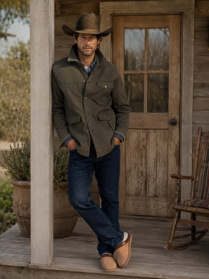 Relivic™ Cowboy Boot Slippers for Men