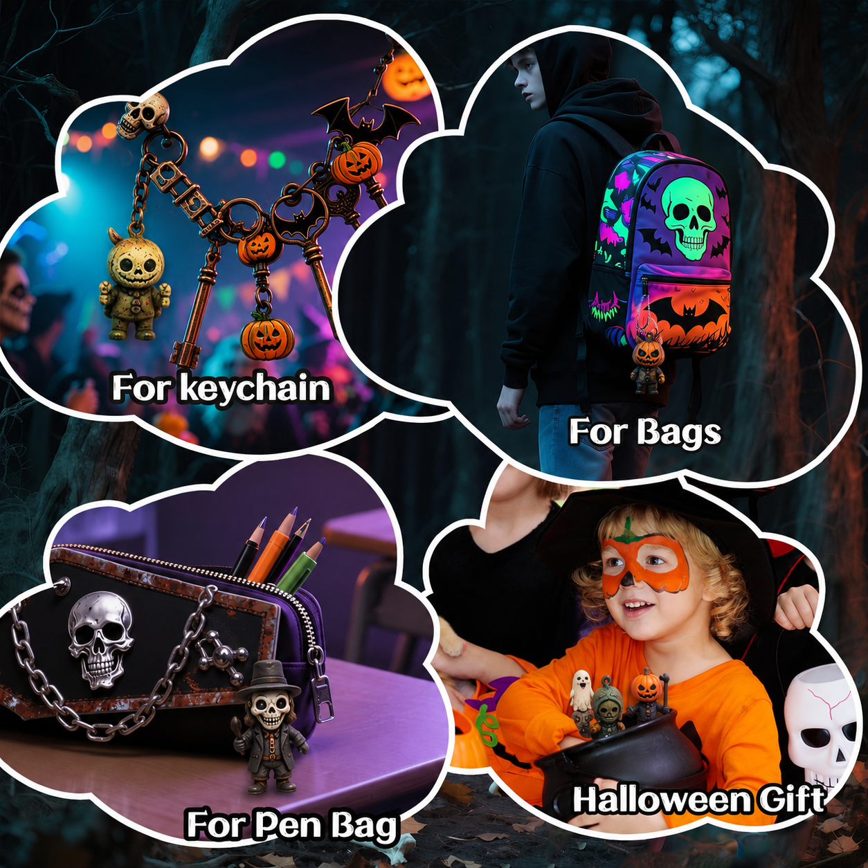 Relivic™ 31-Night Halloween Advent Calendar with Collectible Figurines