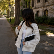 Relivic™ Striped Knit Cardigan
