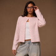 Relivic™ Striped Knit Cardigan
