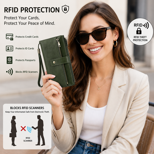 Women's Long Wallet – Elegant, Practical, and Stylish