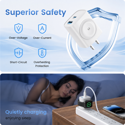 Relivic™ ChargeMate 3-in-1 Magnetic Charger