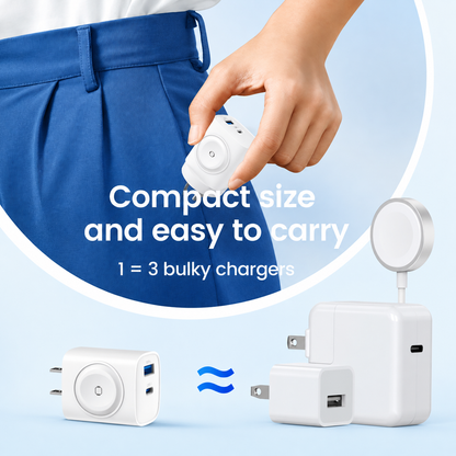 Relivic™ ChargeMate 3-in-1 Magnetic Charger