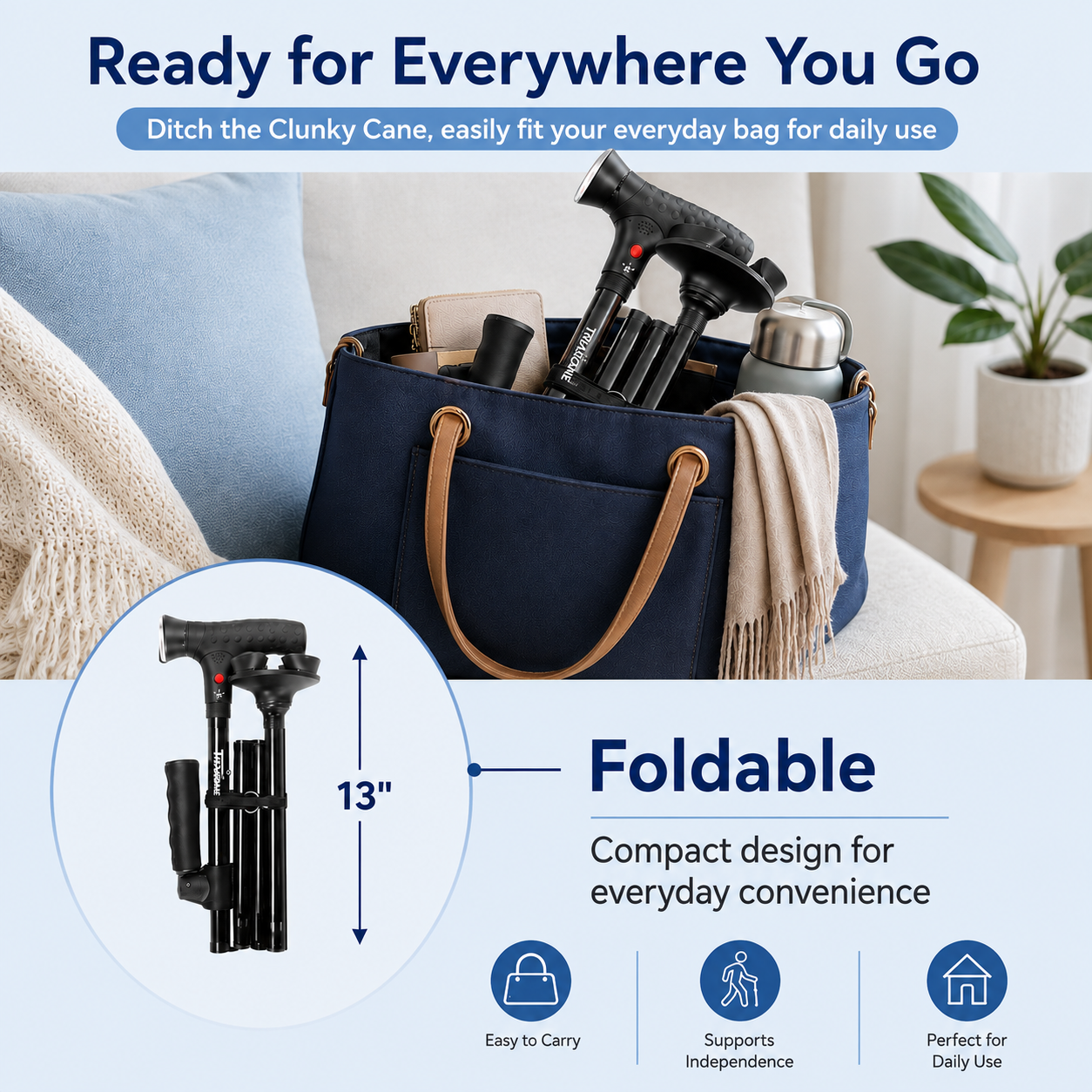 Relivic™ RiseAssist Cane.