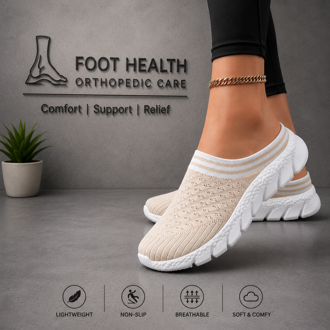 Aloumere™ Ortho Slip-On Sneaker