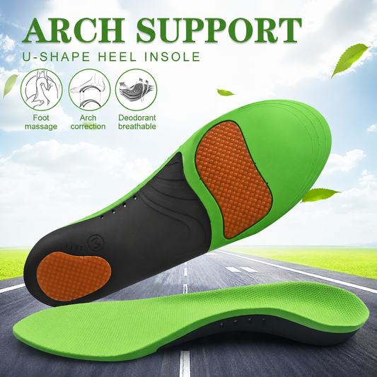 Orthopedic arch support insoles