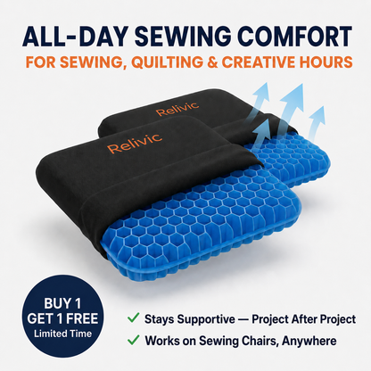 100% Gel Seat Cushion for Long Sitting Comfort