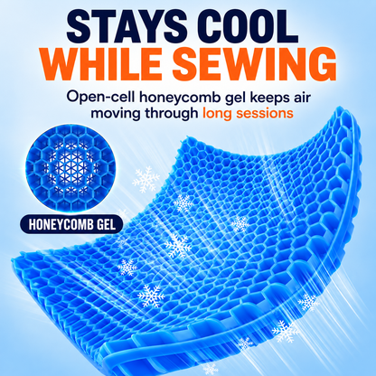 100% Gel Seat Cushion for Long Sitting Comfort
