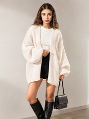 Autumn Oversized Knit Cardigan | Relivic