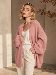 Autumn Oversized Knit Cardigan | Relivic