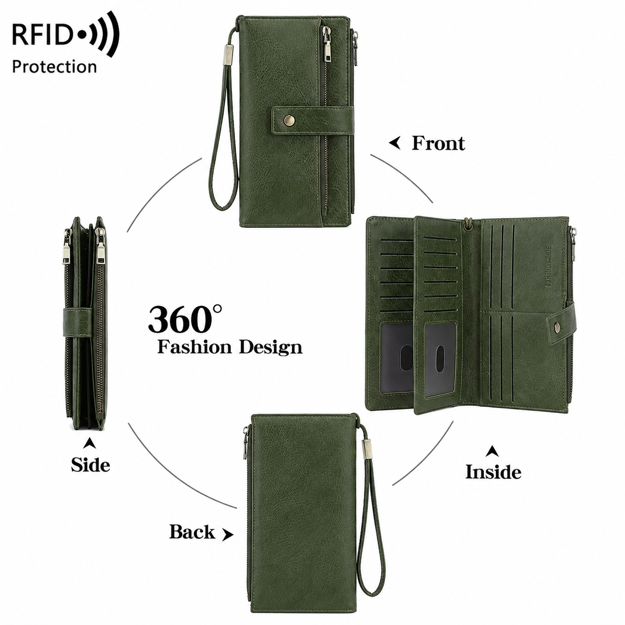 Women's Long Wallet – Elegant, Practical, and Stylish