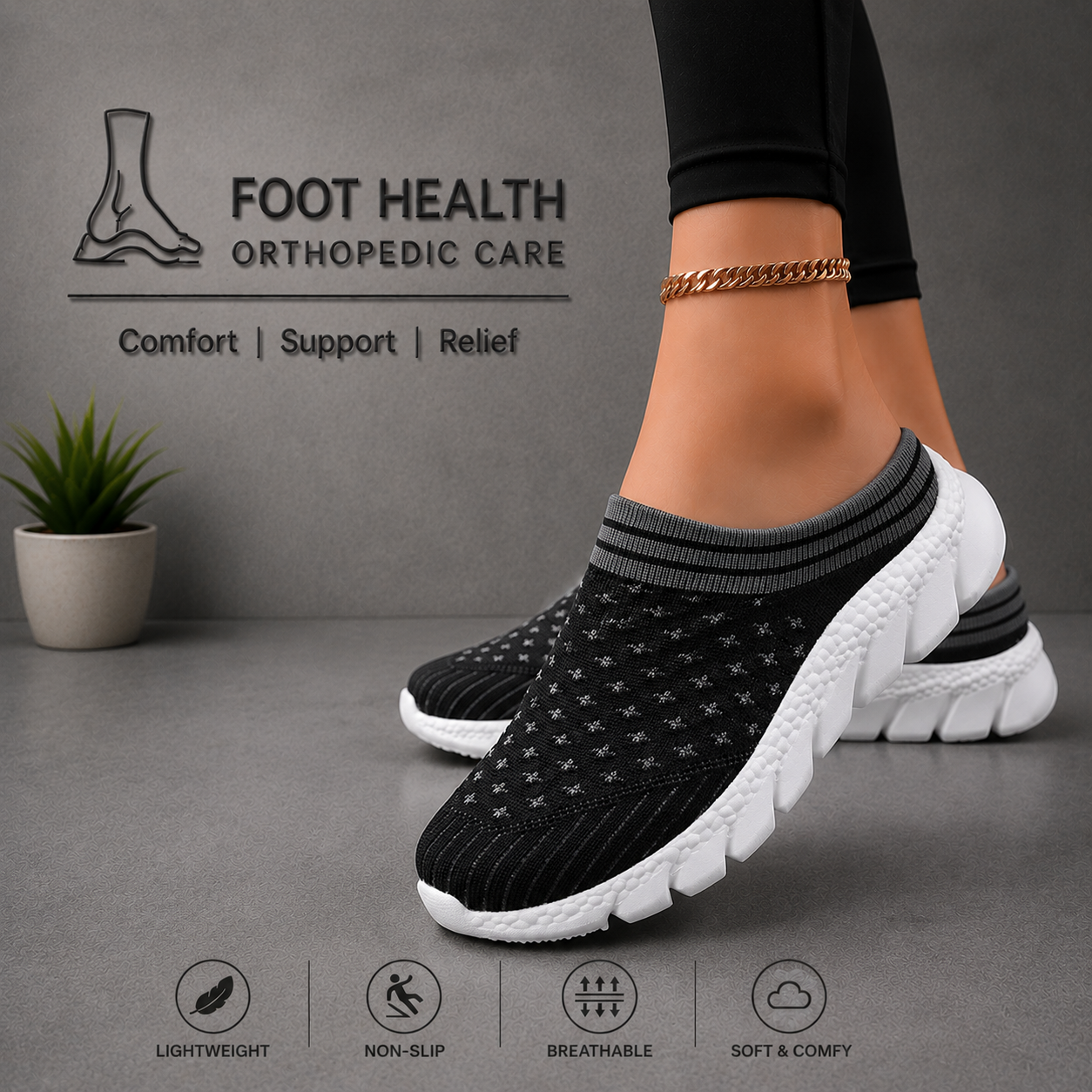 Aloumere™ Ortho Slip-On Sneaker