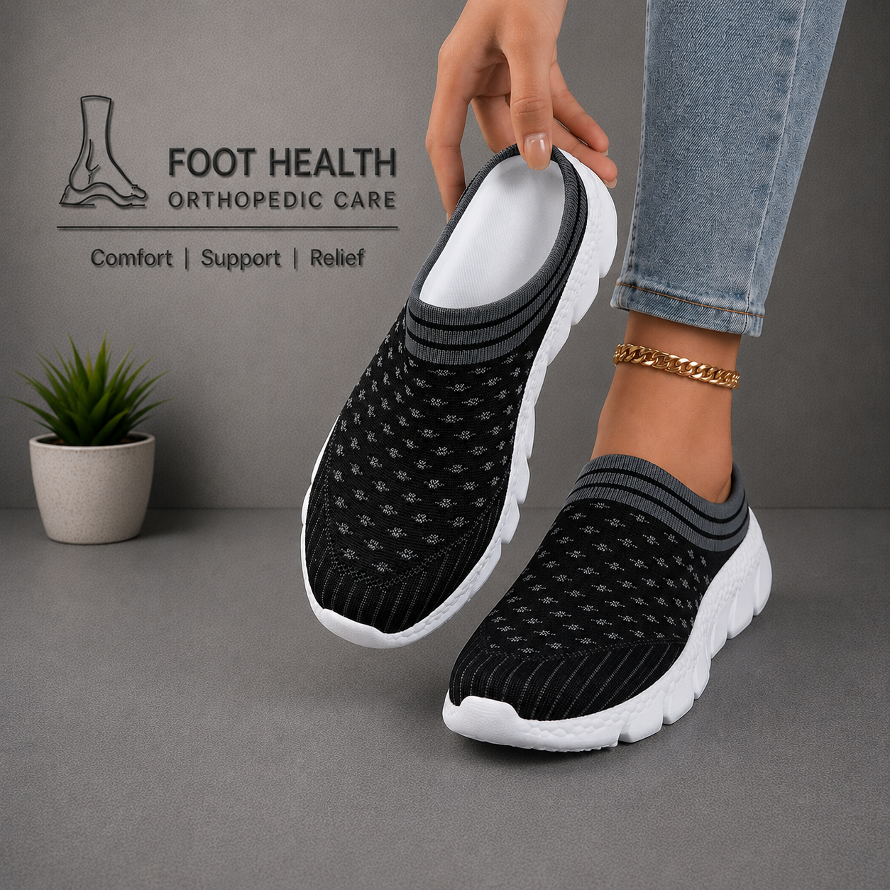 Aloumere™ Ortho Slip-On Sneaker