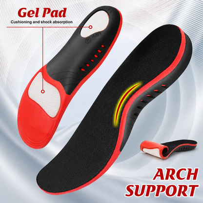 Orthopedic arch support insoles