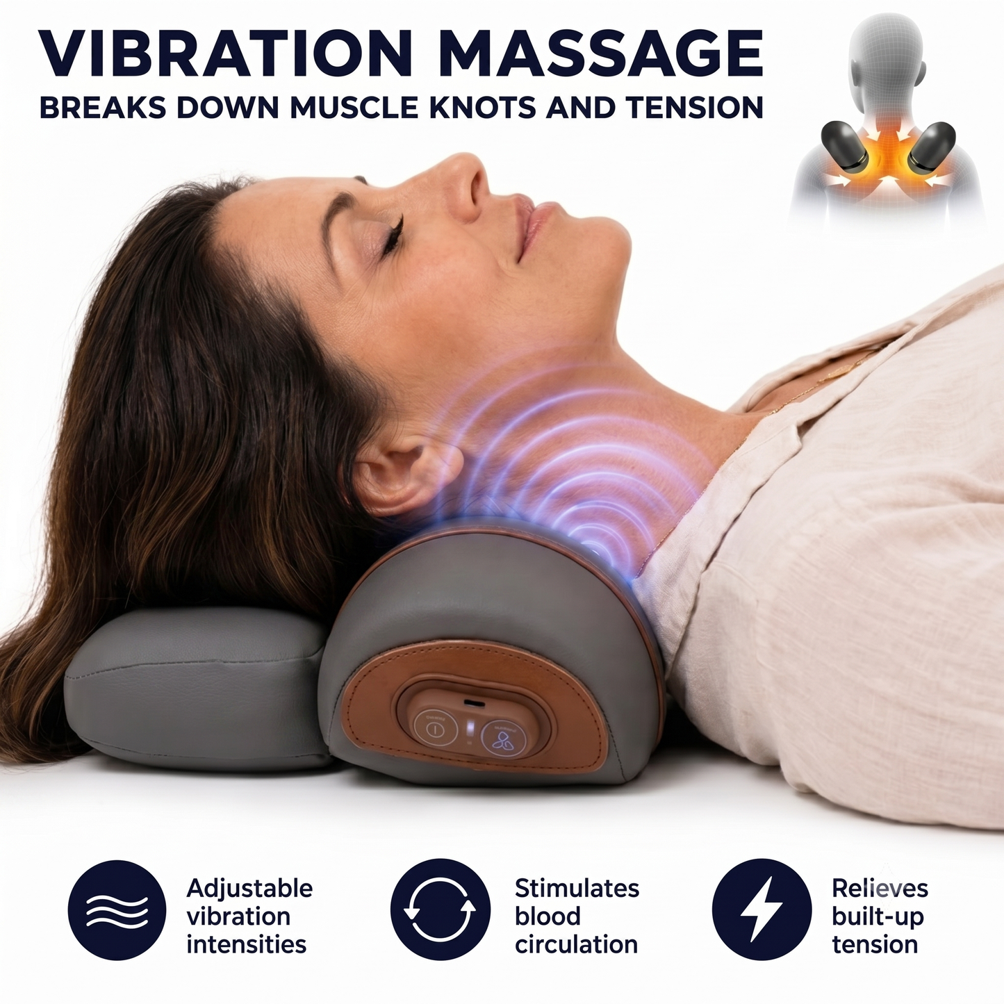 Relivic™ NeckRelax 3-in-1 Neck Therapy Pillow