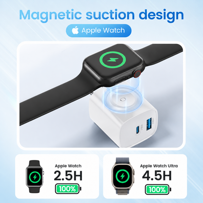 Relivic™ ChargeMate 3-in-1 Magnetic Charger