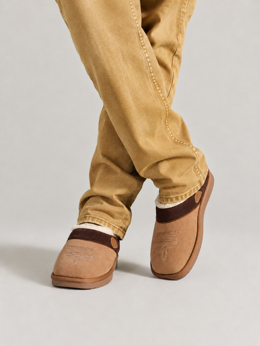 Relivic™ Cowboy Boot Slippers for Men