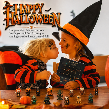 Relivic™ 31-Night Halloween Advent Calendar with Collectible Figurines