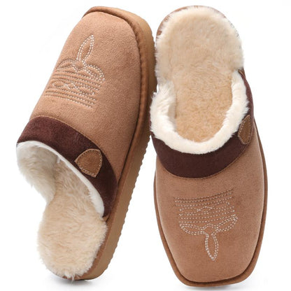 Relivic™ Cowboy Boot Slippers for Men