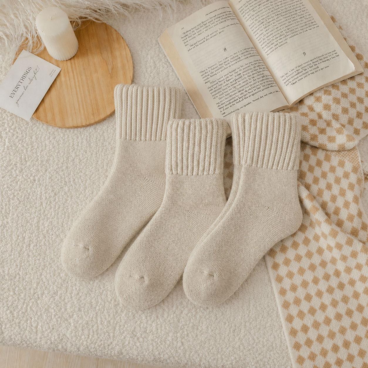 Fall Thick Wool Socks – Extra Warm & Cozy
